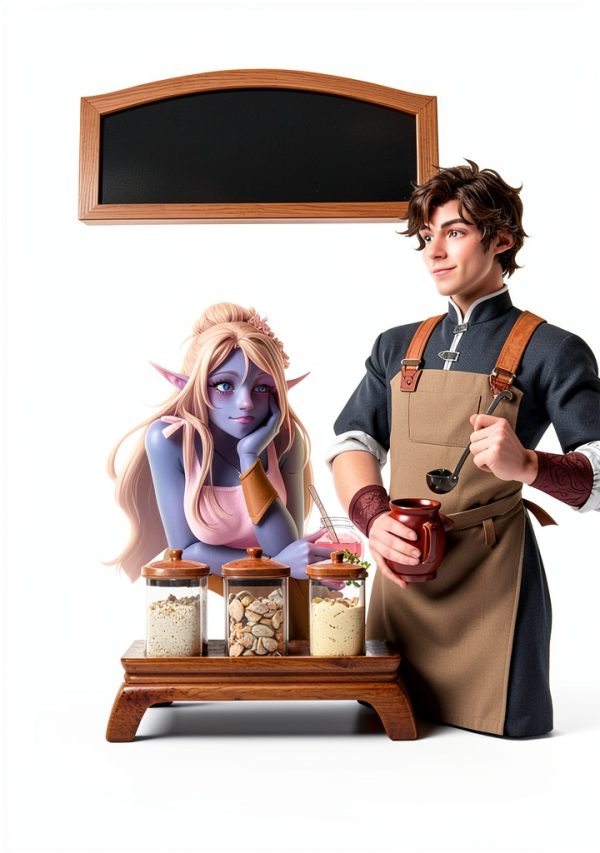 Demon World Boba Shop Book 1 - Potomac Stories Kindle Light Novel-0