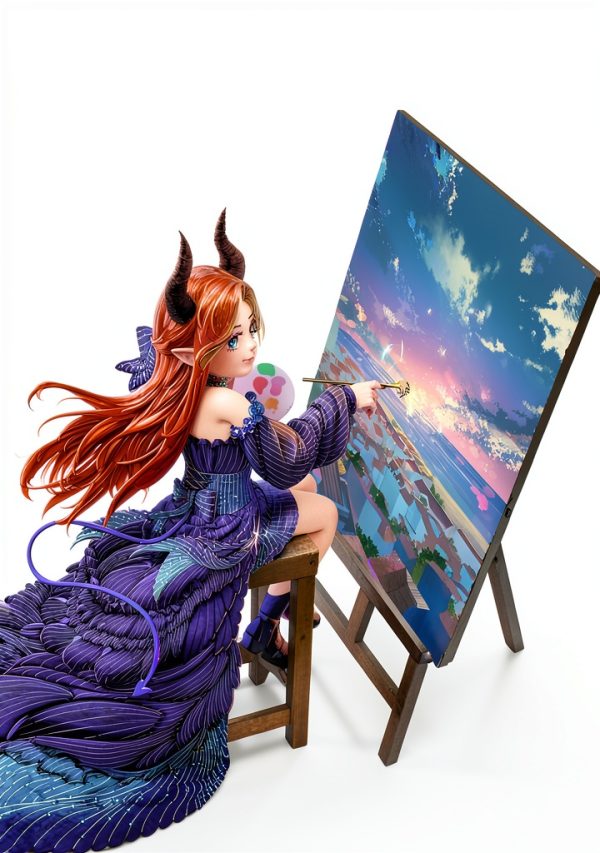 Demon Queen Wants to Paint MoonQuill Kindle Light Novel Fantasy eBook-0